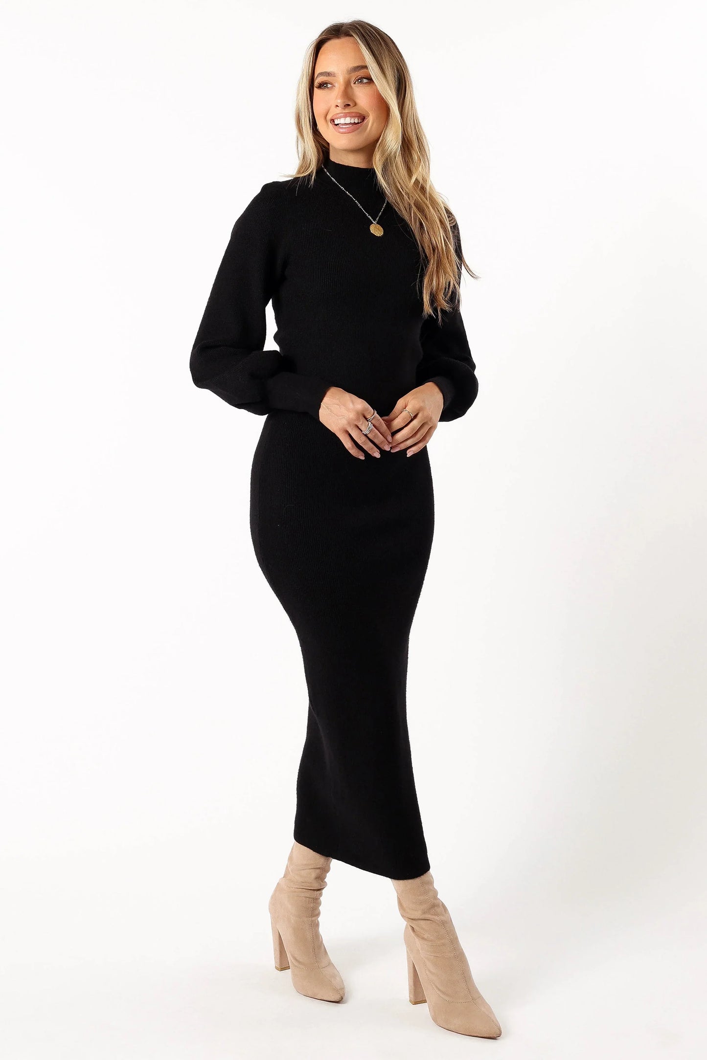 Tilbury Knitted Set Black
