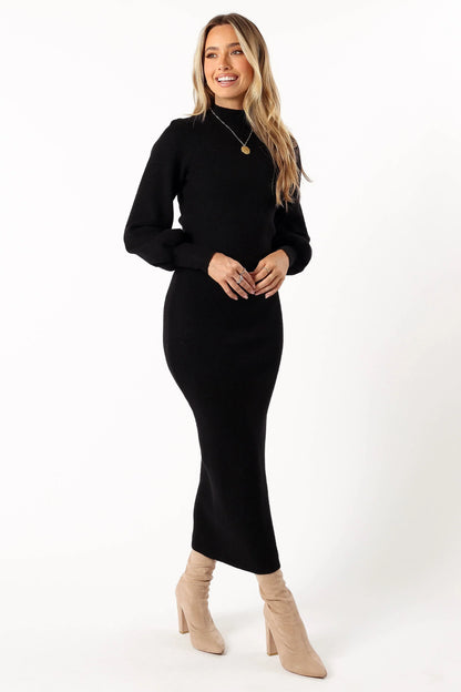 Tilbury Knitted Set Black