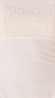 Nari Tie Strap Mini Dress White