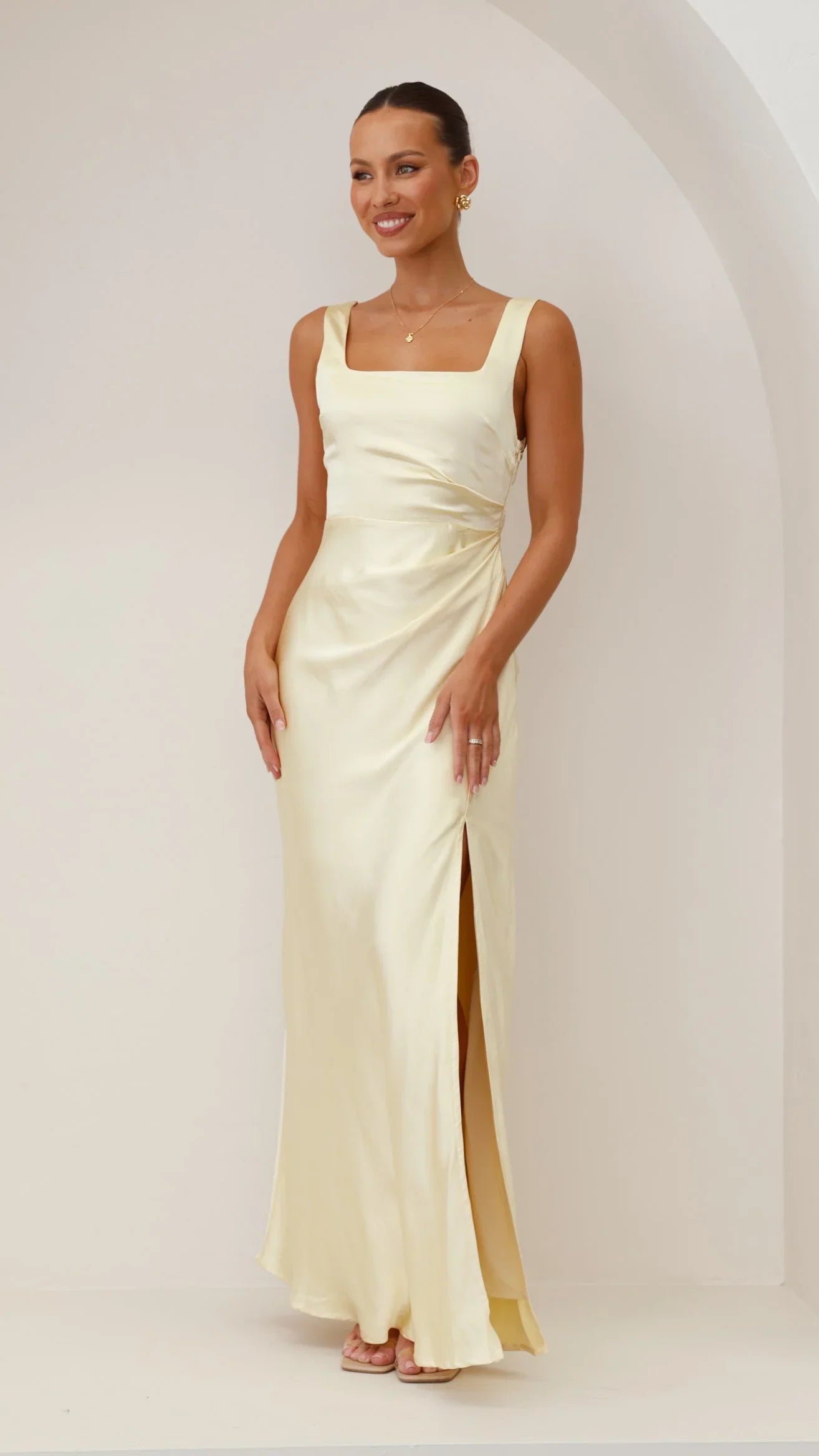 Alaria Maxi Dress Yellow