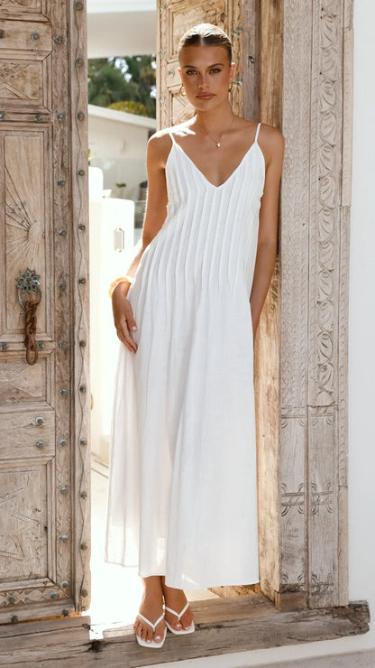 Aspen Maxi Dress White