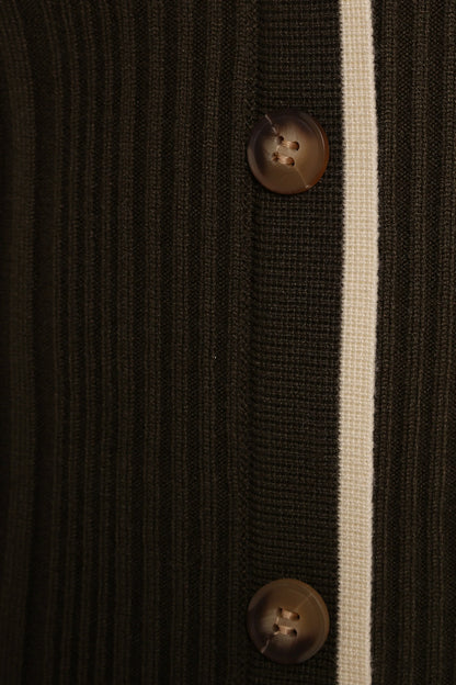 Alondra Cardigan Knit Top Olive