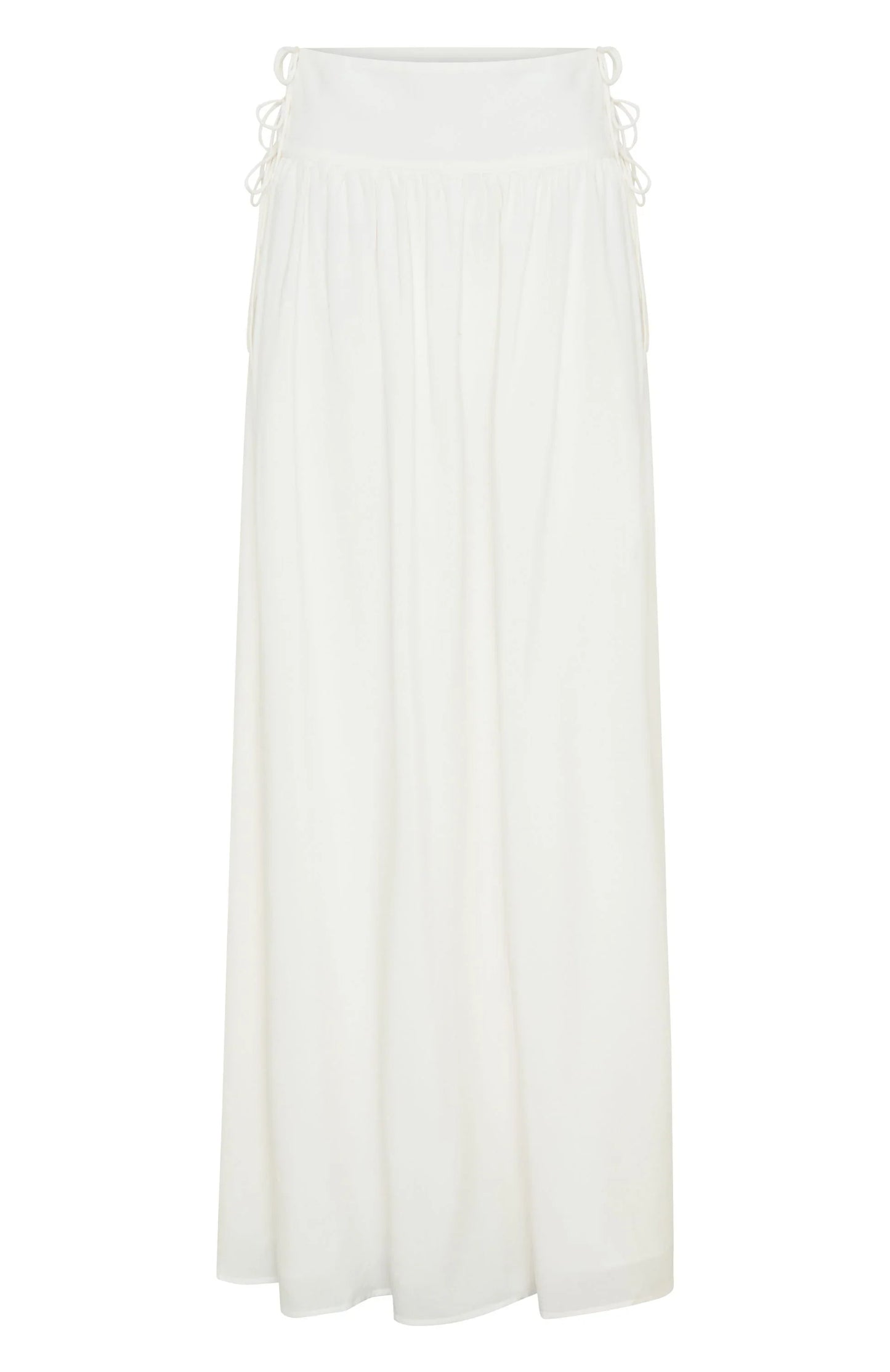 I Know Its Hard Maxi Skirt White