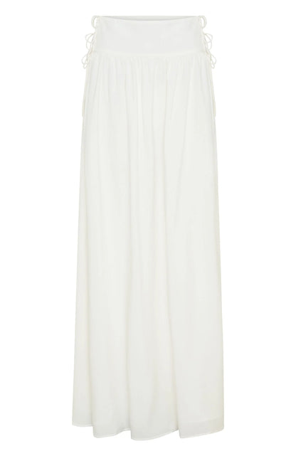 I Know Its Hard Maxi Skirt White