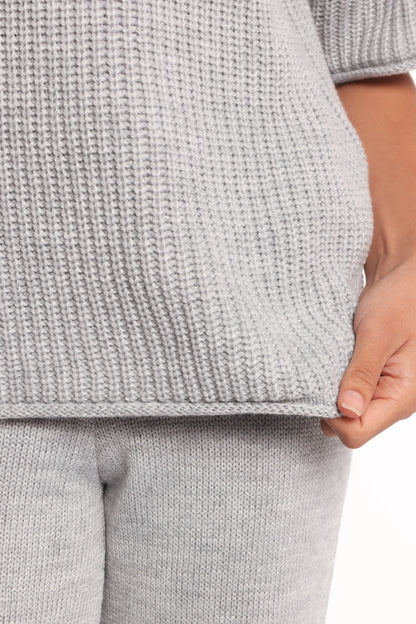 Remii Knit Pant Set Grey