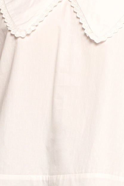 Kenna Long Sleeve Top White