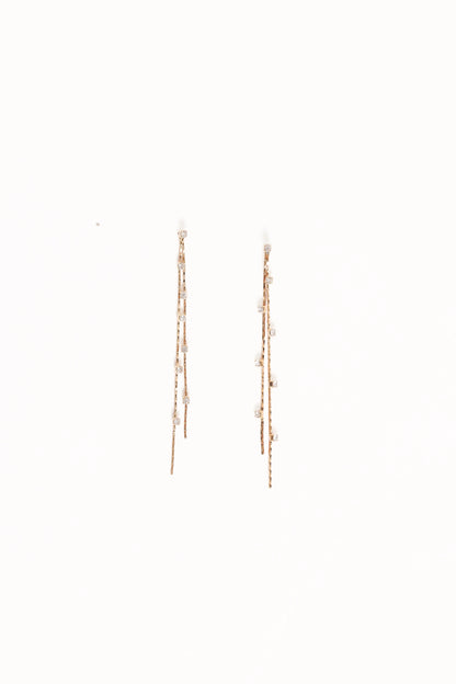 Yves Drop Earrings Gold