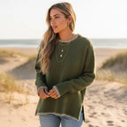 Boho Loose Fit Knit Pullover Sweater