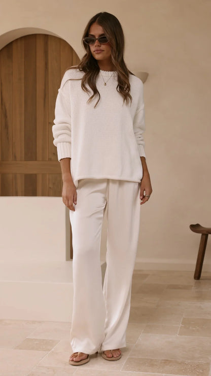 Jase Knit White