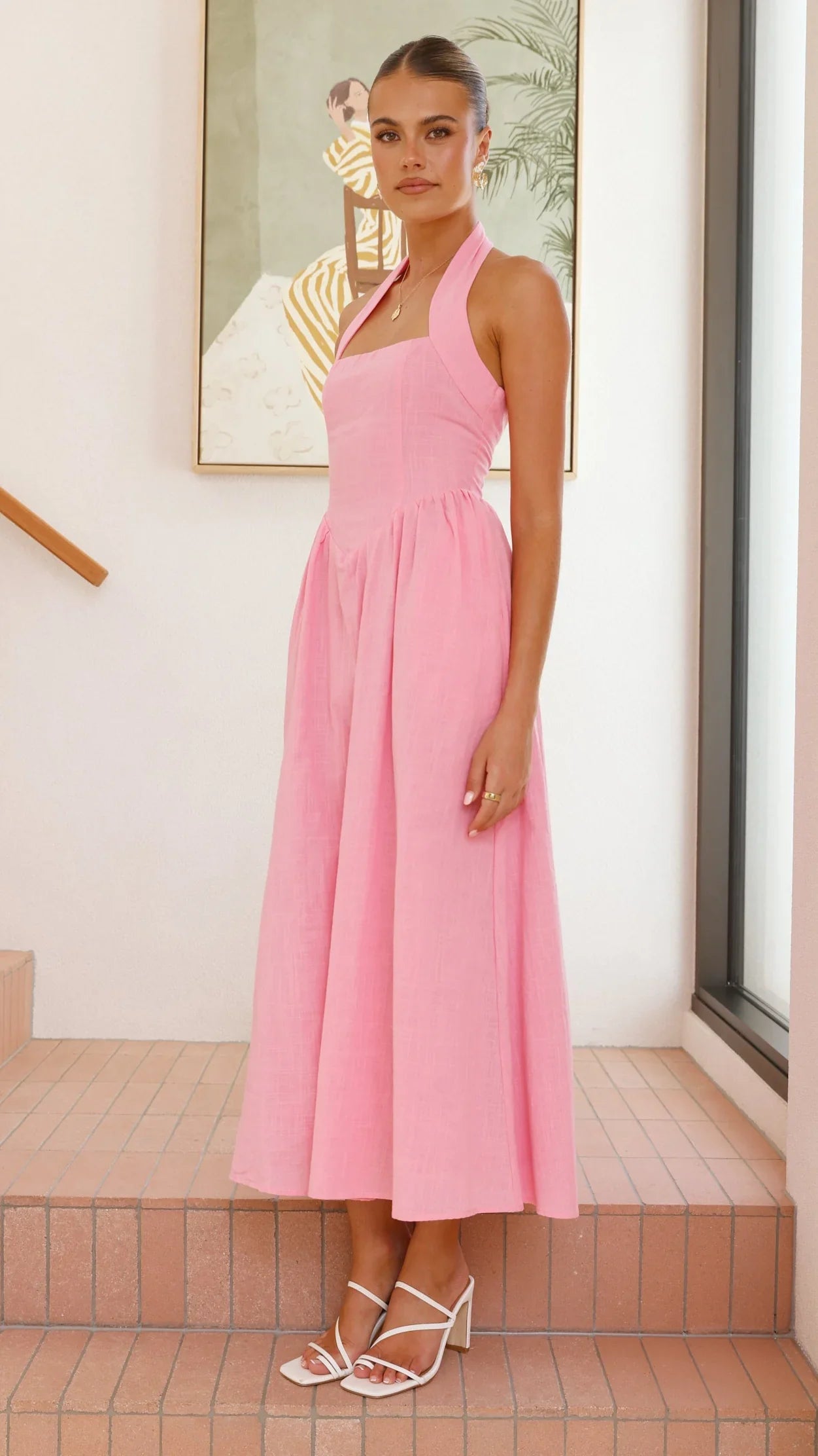 Caden Maxi Dress Pink