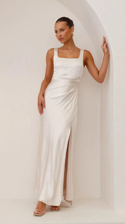 Alaria Maxi Dress Champagne
