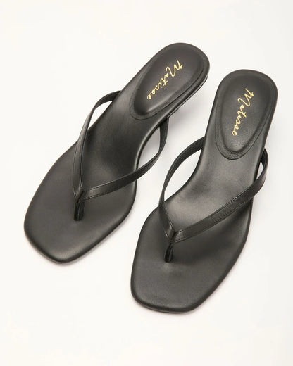 Sunset Tiptoe Kitten Heel Sandals