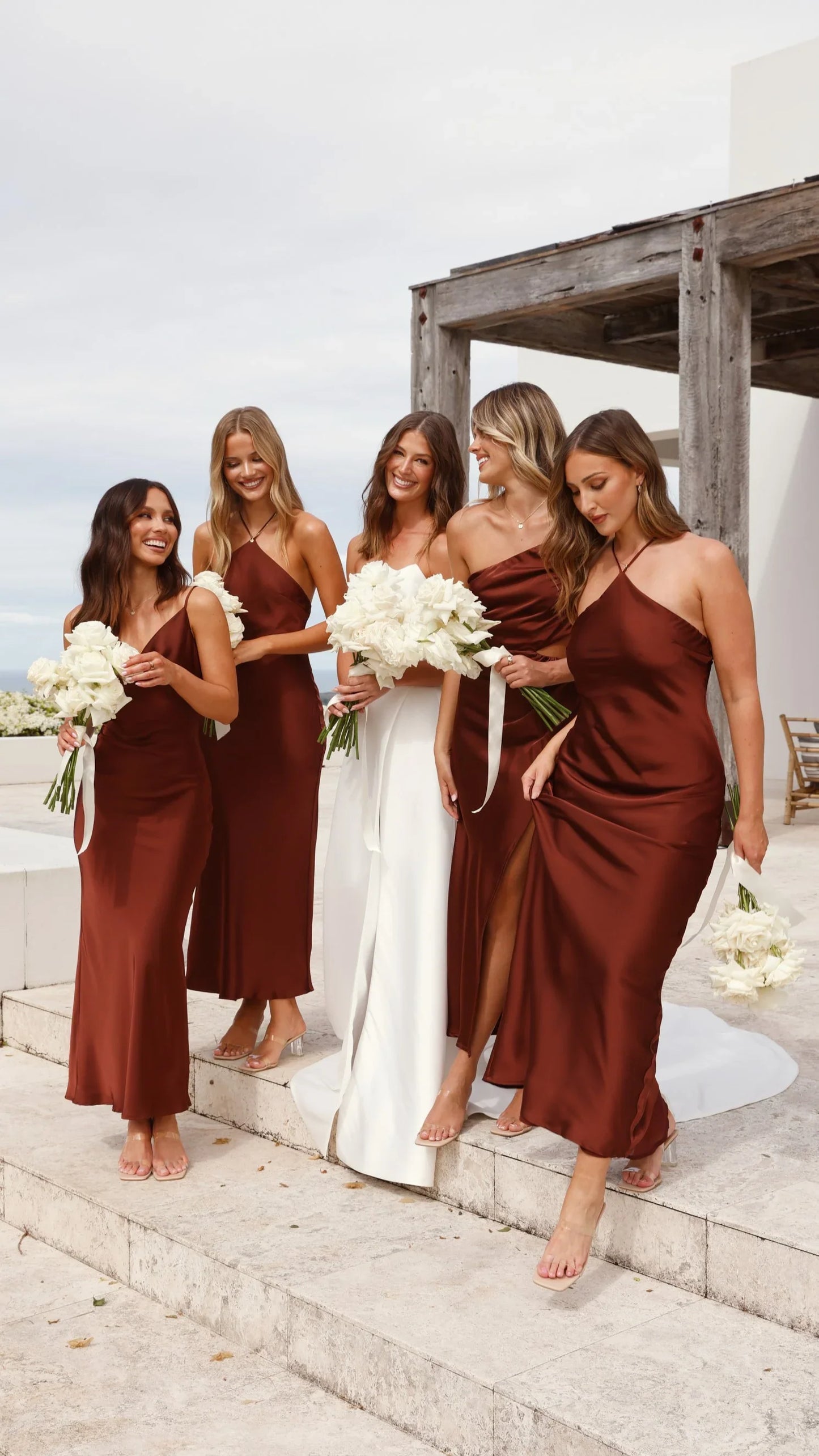 Nyla Maxi Dress Brown
