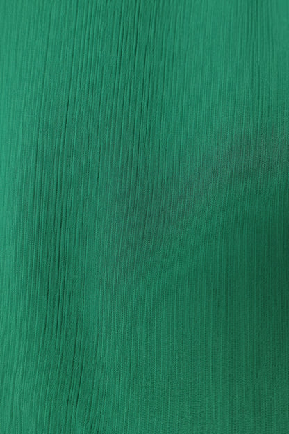 Avery Rosette Detail Top Green