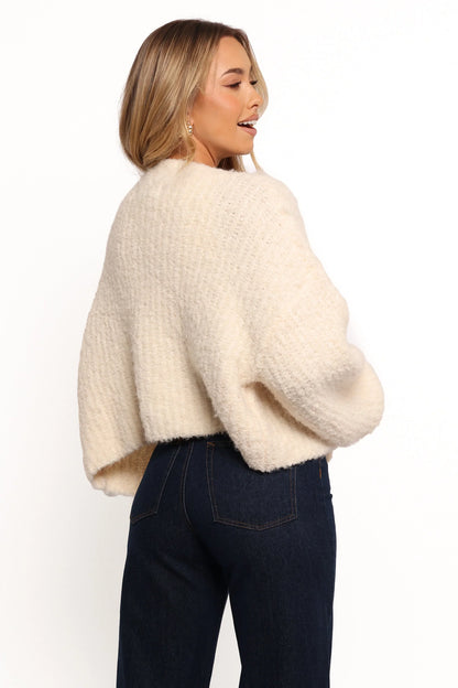 Albertine Cardigan White