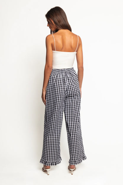 Marina Pant Black Gingham