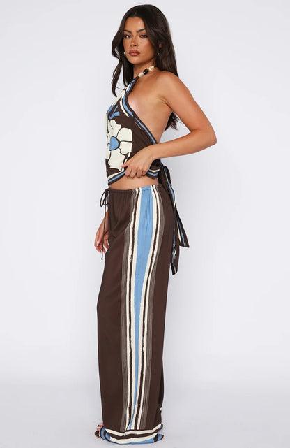 Tropic Muse Pants Cocoa Symphony