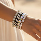 Leopard Print Multilayer Bracelet Set