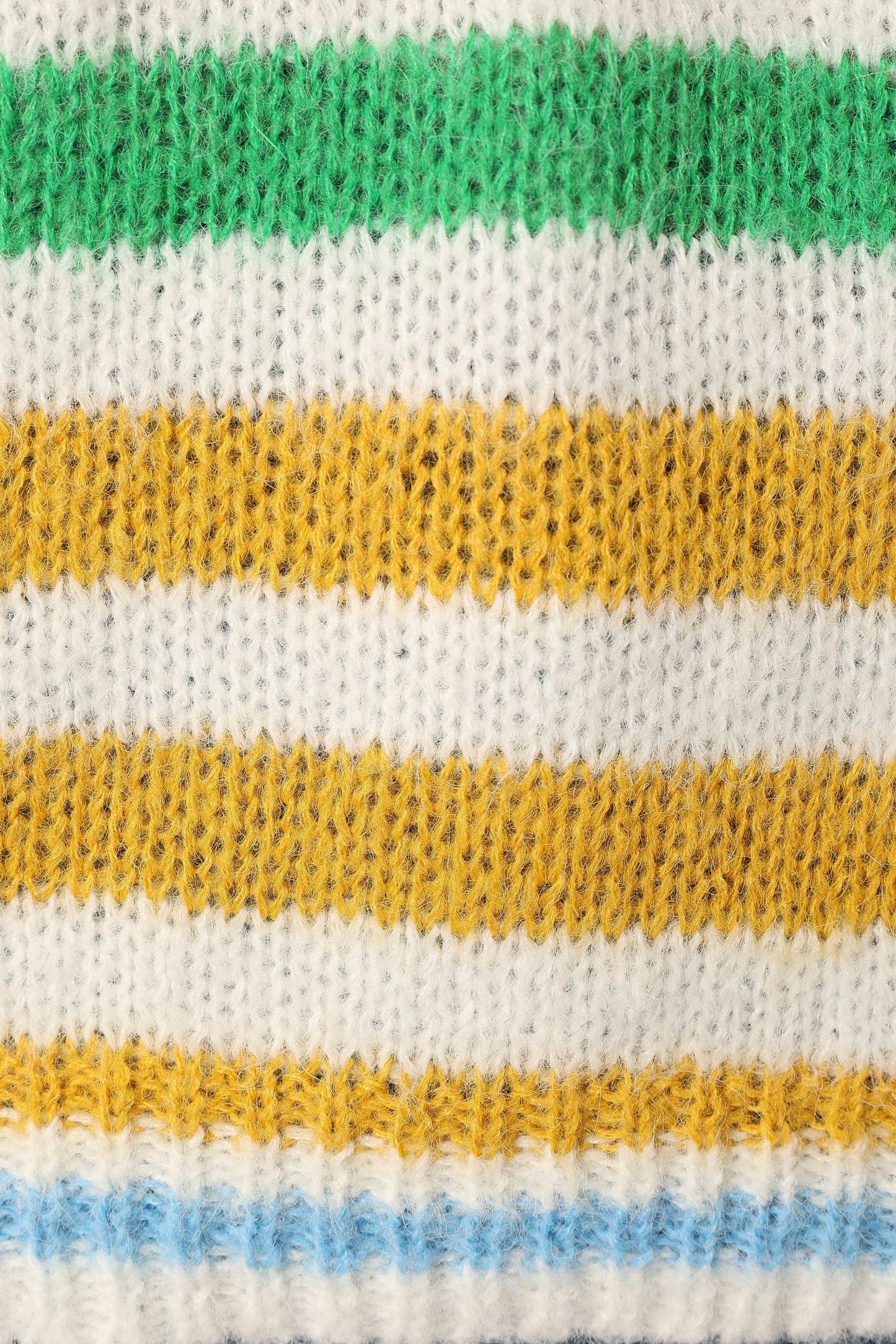 Sasha Multi Stripe Crewneck Knit Sweater Multi