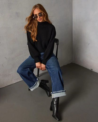 Amsterdam Mock Neck Sweater