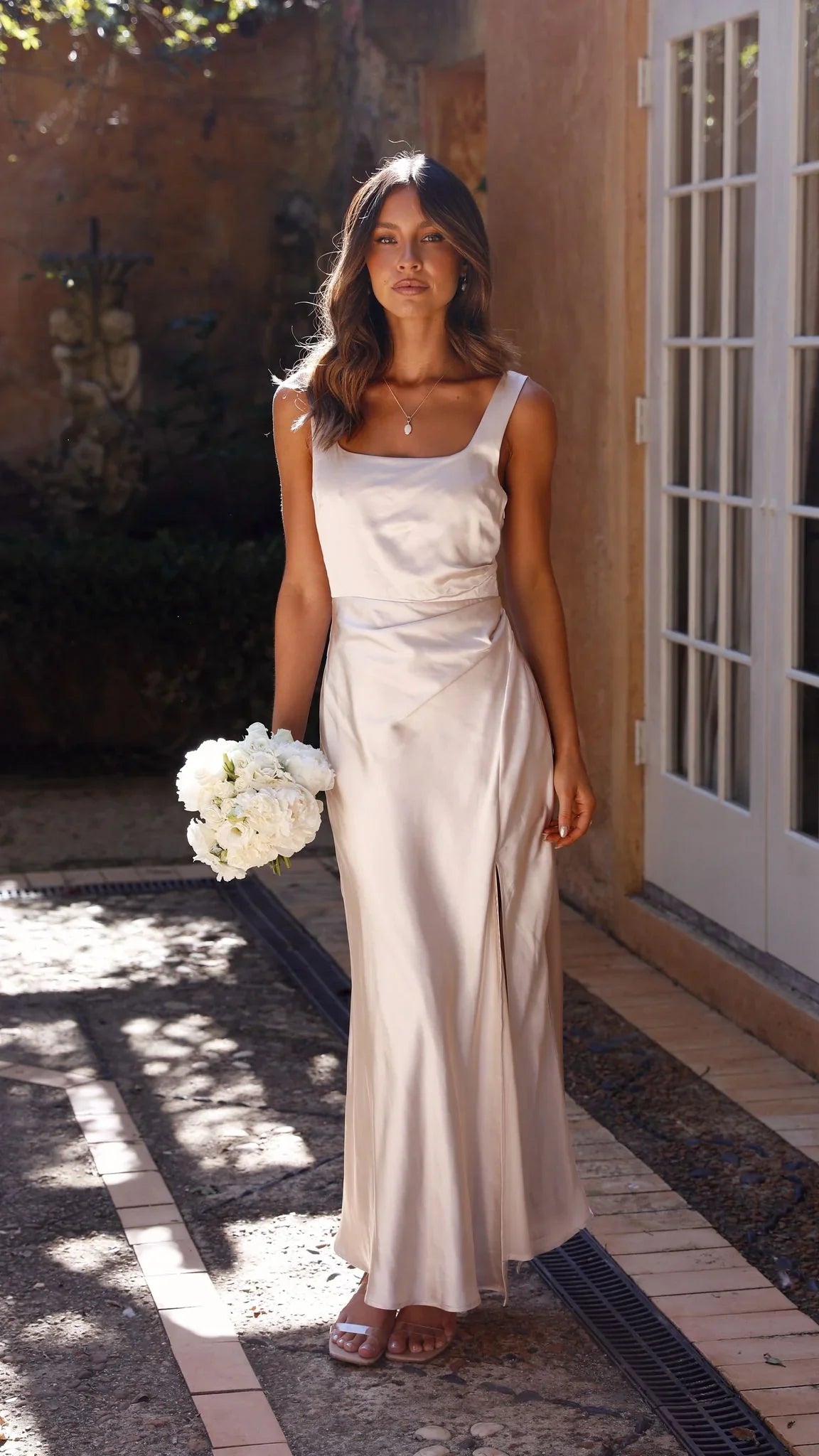 Alaria Maxi Dress Champagne