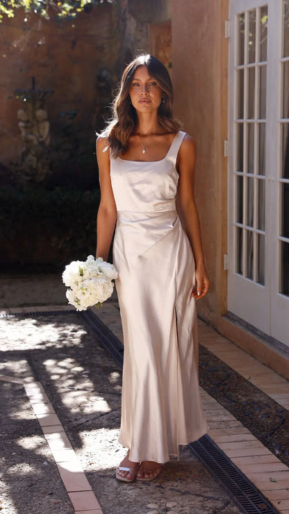 Alaria Maxi Dress Champagne