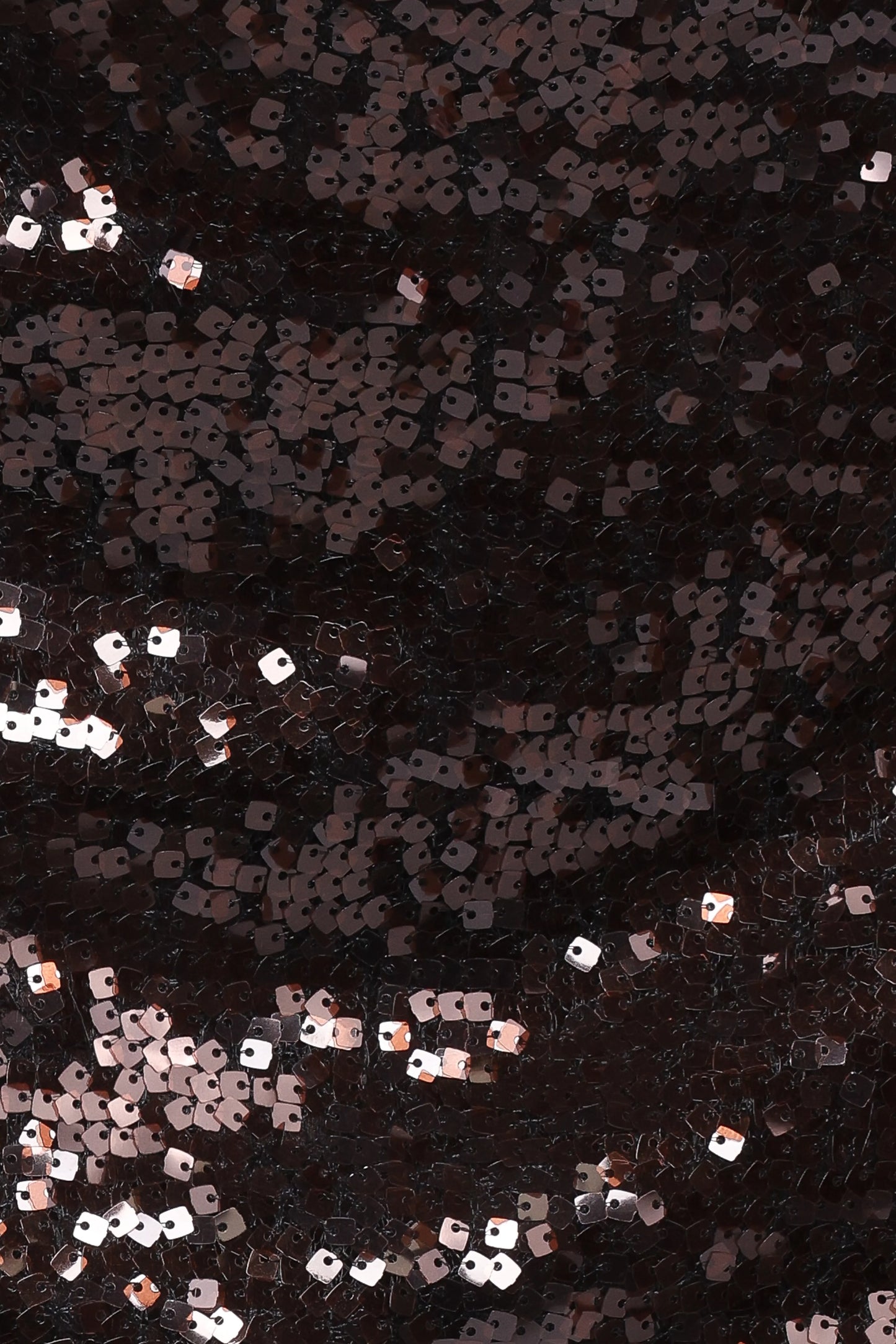 Zinnia Sequin Mini Skirt Brown
