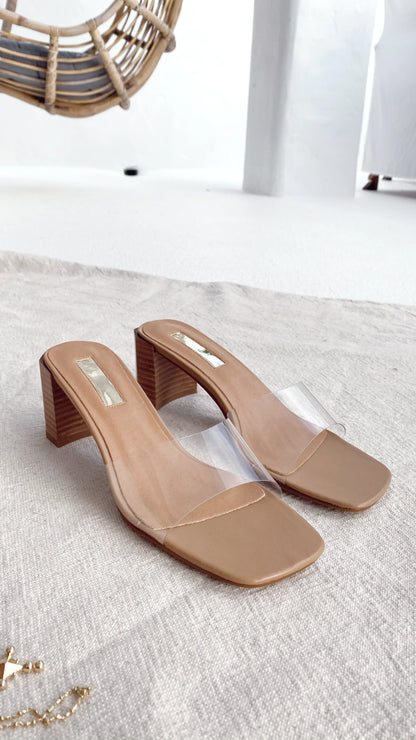 Lucy Heel Clay Clear