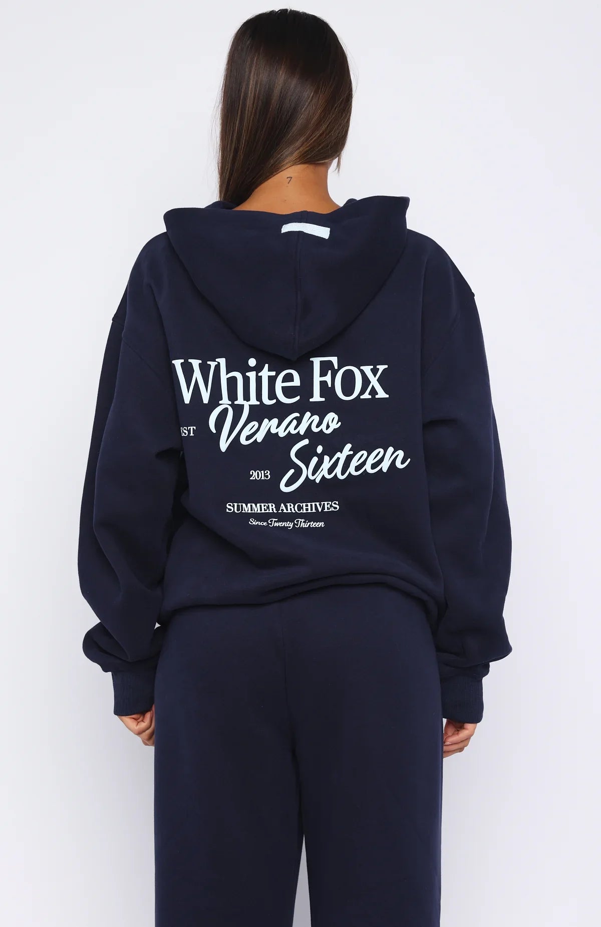 Verano Sixteen Lilia Oversized Hoodie Navy