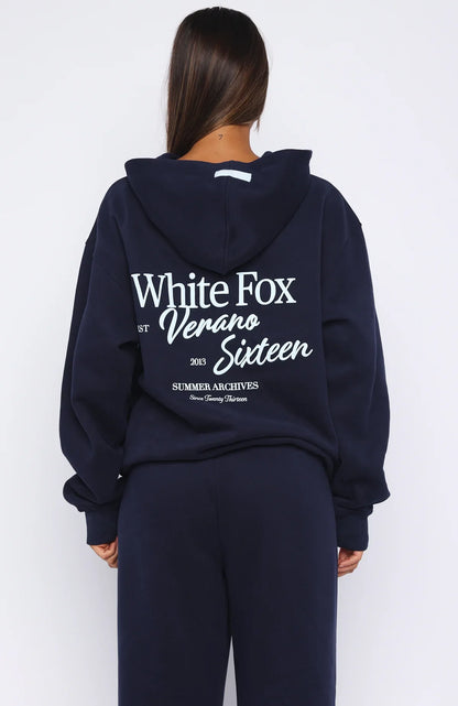 Verano Sixteen Lilia Oversized Hoodie Navy