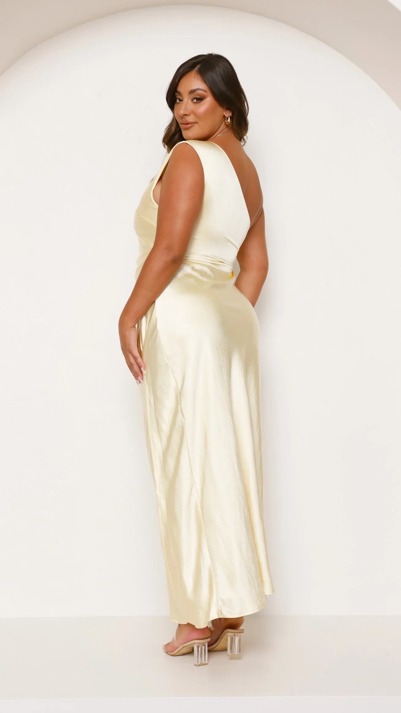 Victoria Maxi Dress Yellow