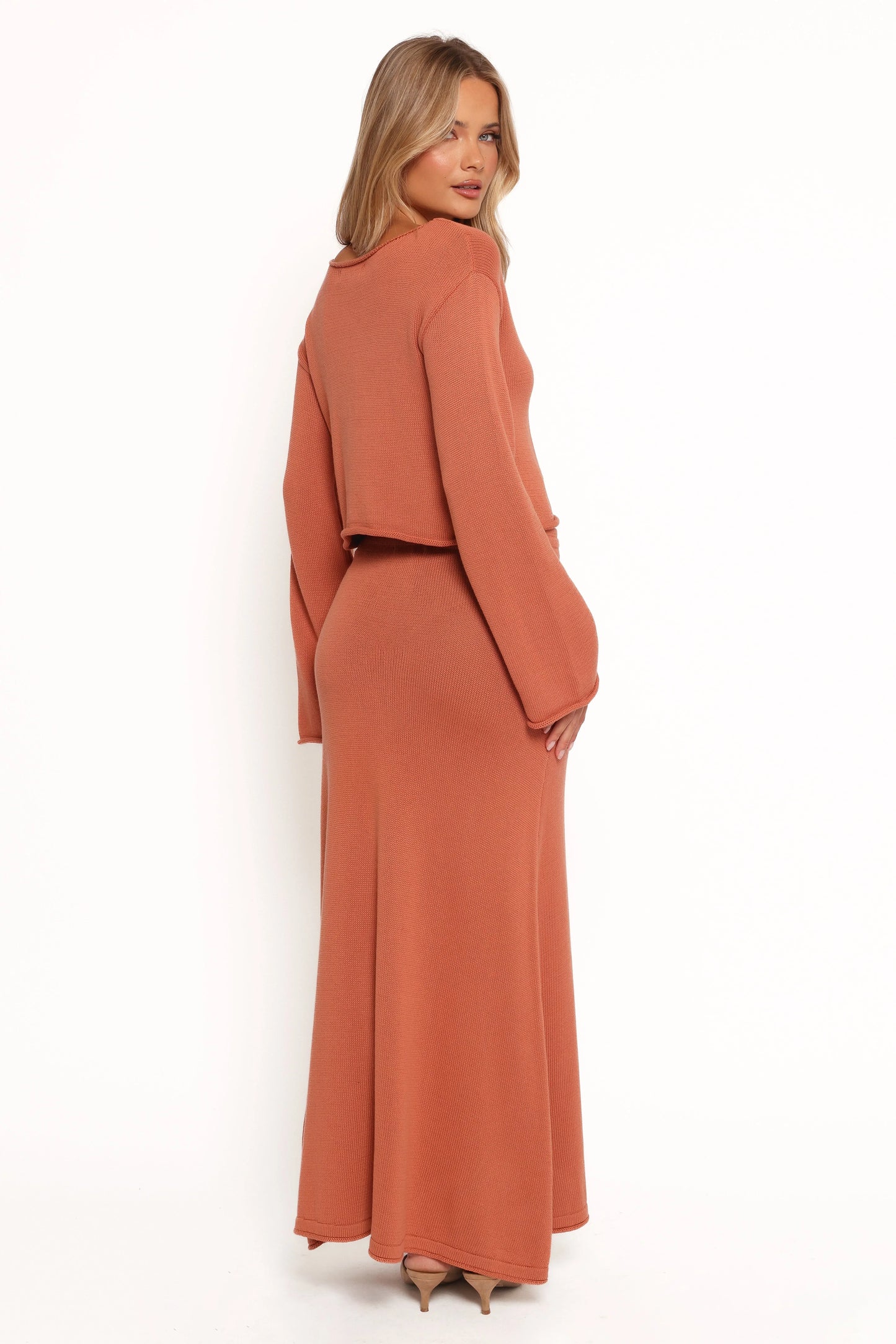 Rooney Knit Skirt Cinnamon