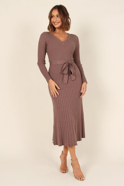 Reigan Dress Mocha