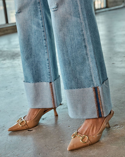 Baseline Super Stretch High Rise Flare Jeans