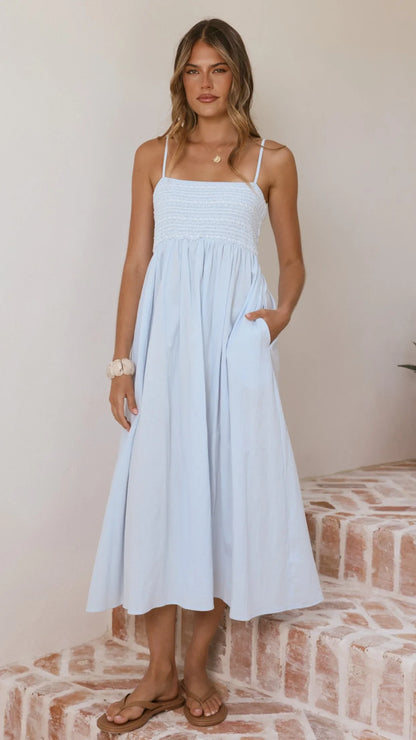 Kinsley Midi Dress Blue