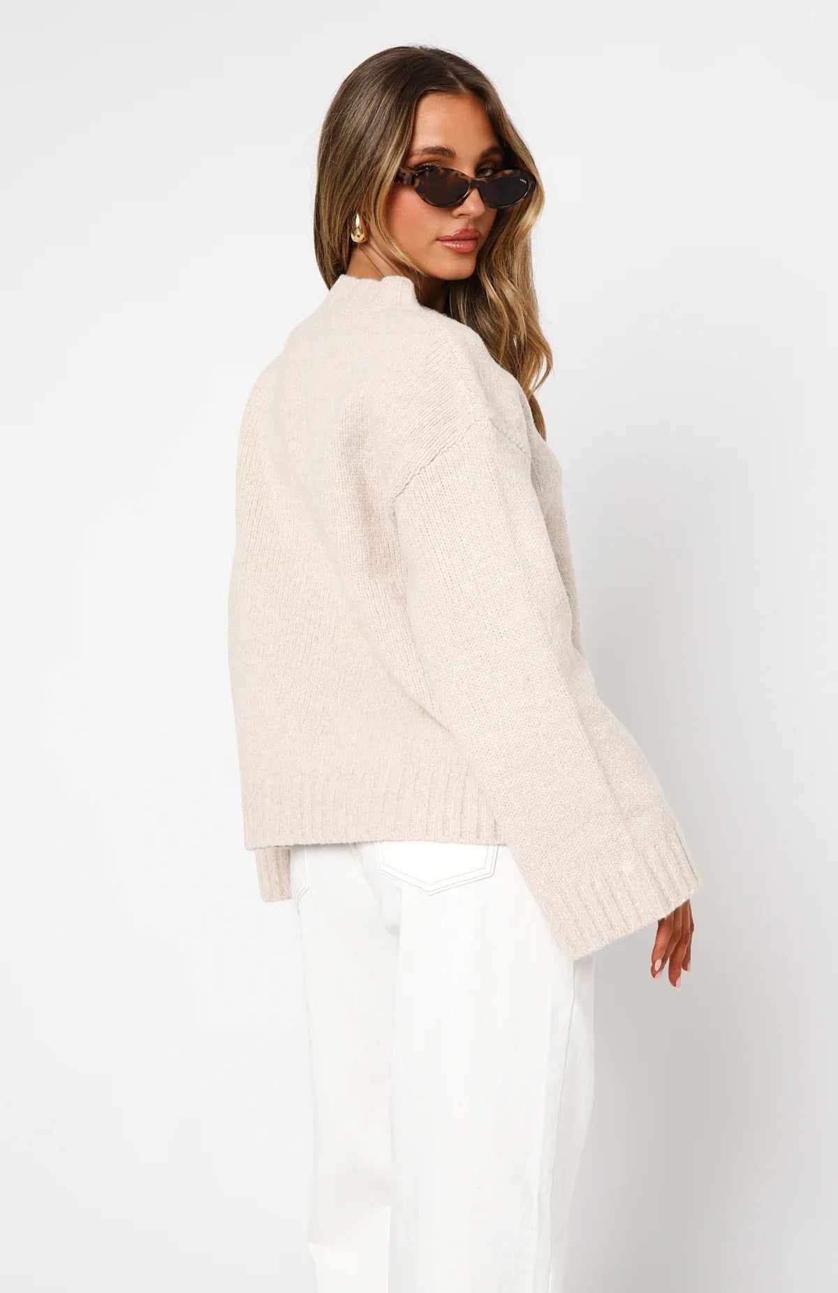 Winters Chill Knit Sweater Oat