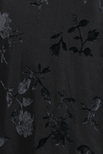 Melinda Sleeveless Velvet Maxi Black