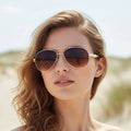 Bamboo Aviator Sunglasses 7 Colors