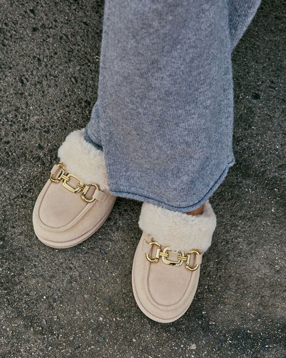 Toasted Oat Suede Horsebit Loafers
