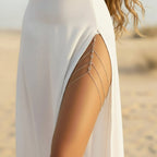 Boho Rhinestone Thigh Chain Body Jewelry
