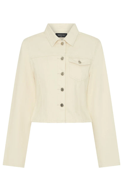 Ayla Denim Jacket Cream