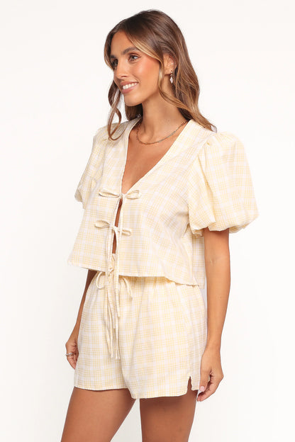 Hanna Short Set Yellow