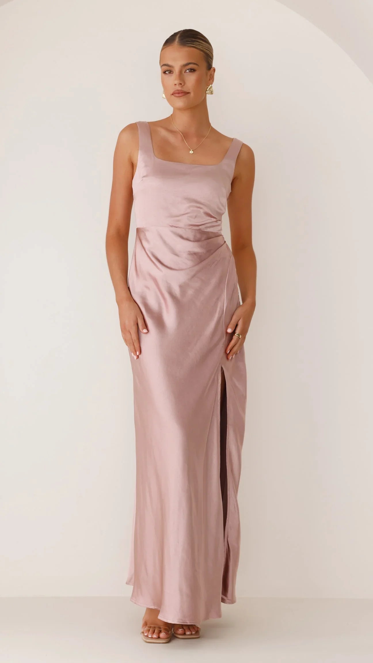 Alaria Maxi Dress Dusty Pink
