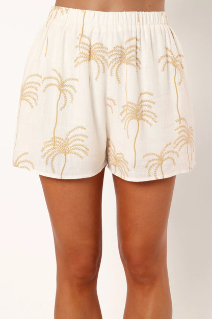 Amira Shorts Palm Print