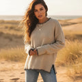 Boho Loose Fit Knit Pullover Sweater