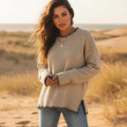 Boho Loose Fit Knit Pullover Sweater