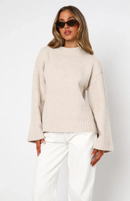 Winters Chill Knit Sweater Oat