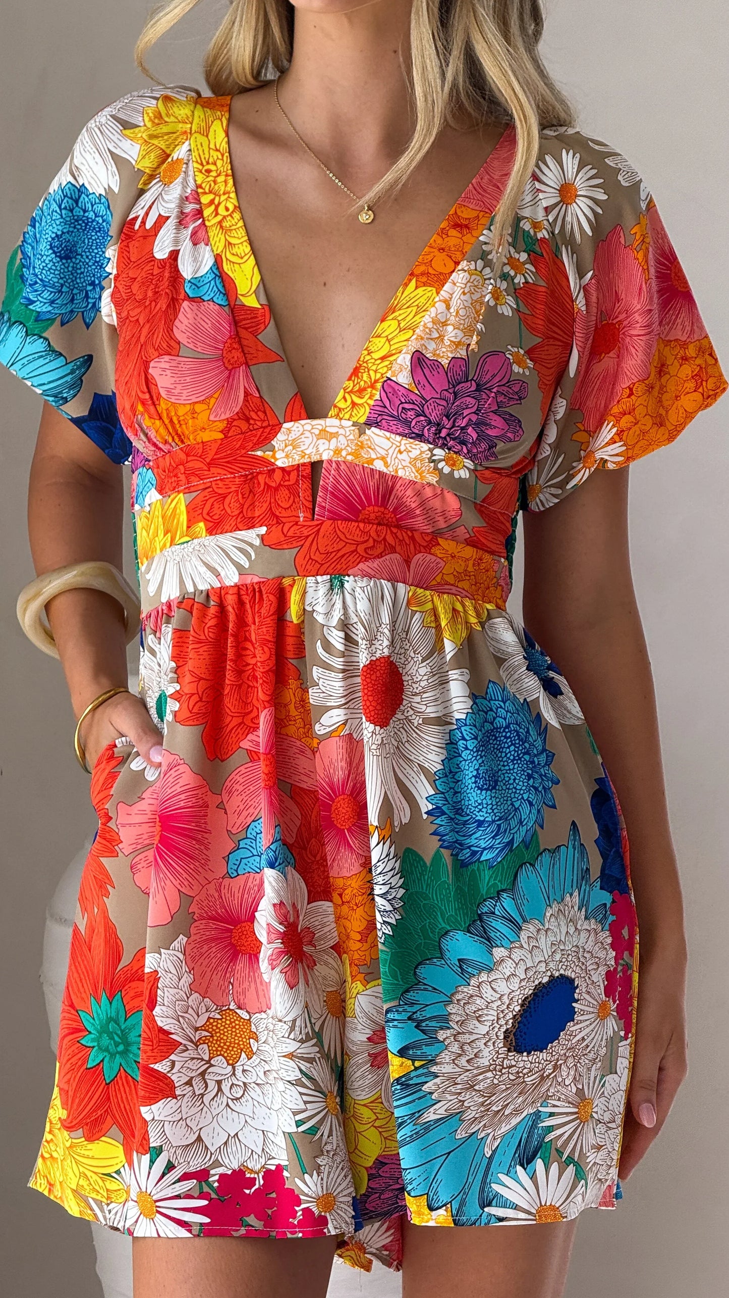 Baker Playsuit Multi Floral