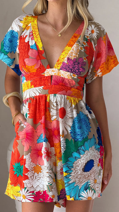 Baker Playsuit Multi Floral