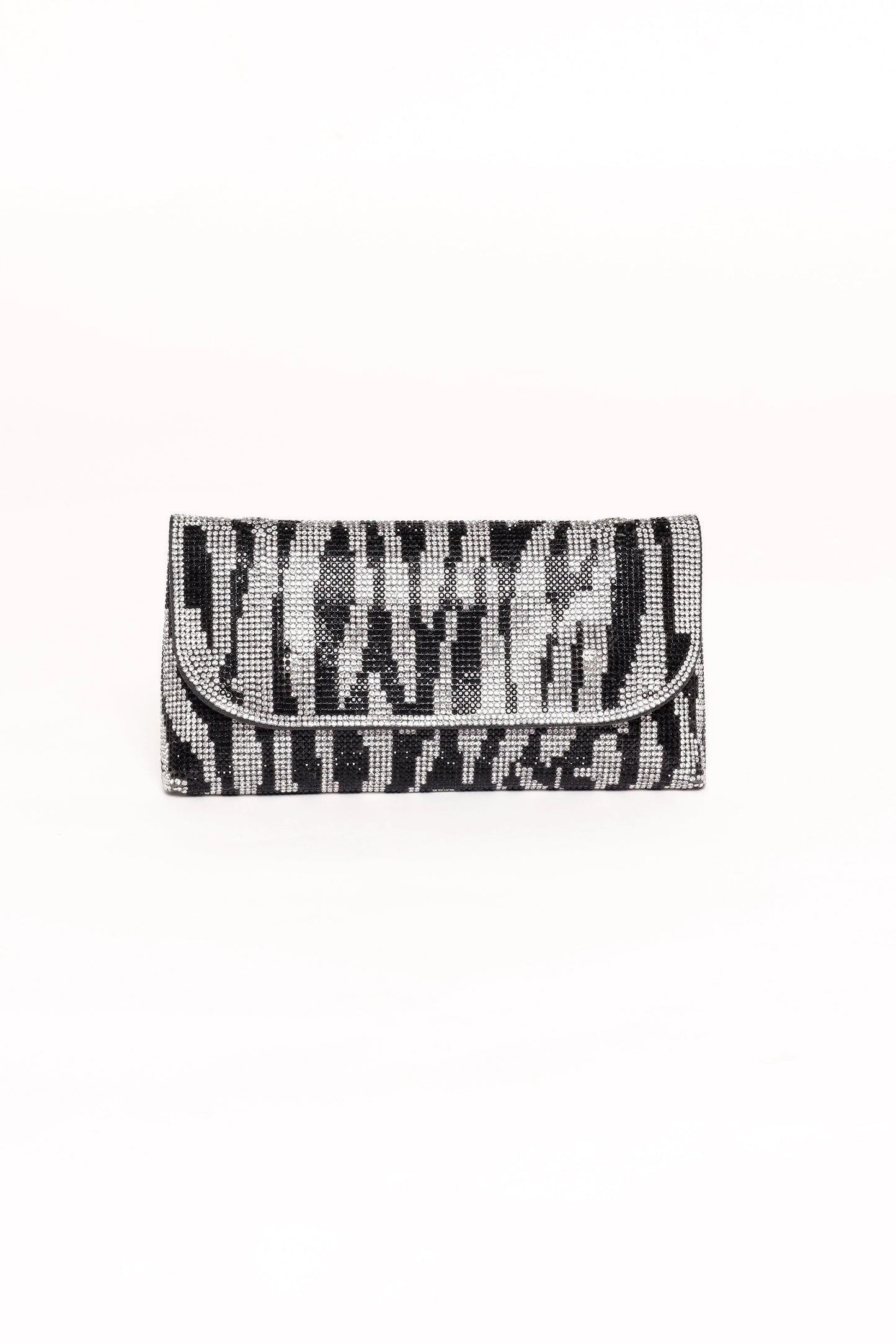 Zara Embellished Bag Zebra